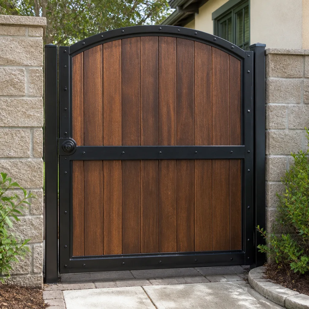 Wood & steel frame